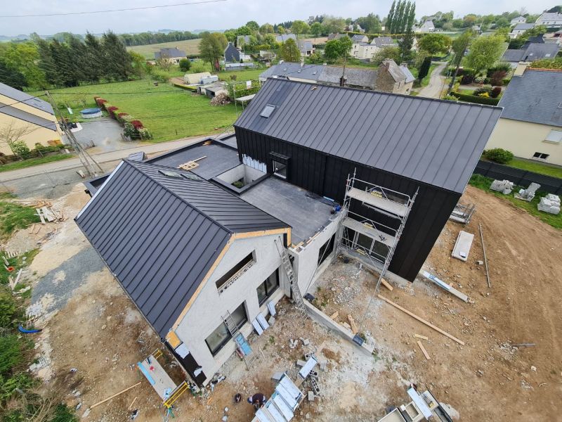 Couverture zinc par gautier toiture guingamp